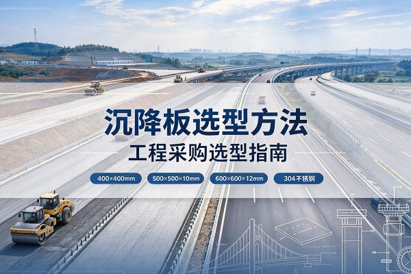 连江沉降板选择方法
