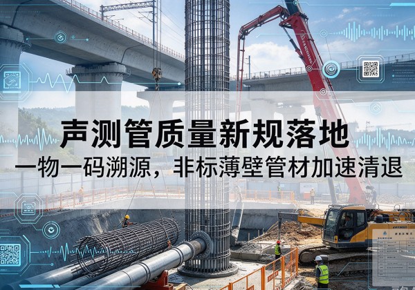 连江声测管质量新规落地，一物一码溯源，非标薄壁管材加速清退