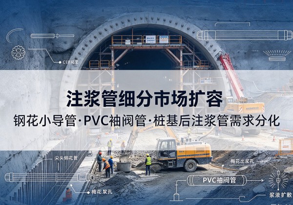 连江注浆管细分市场扩容，隧道钢花小导管、PVC 袖阀管、桩基后注浆管需求分化